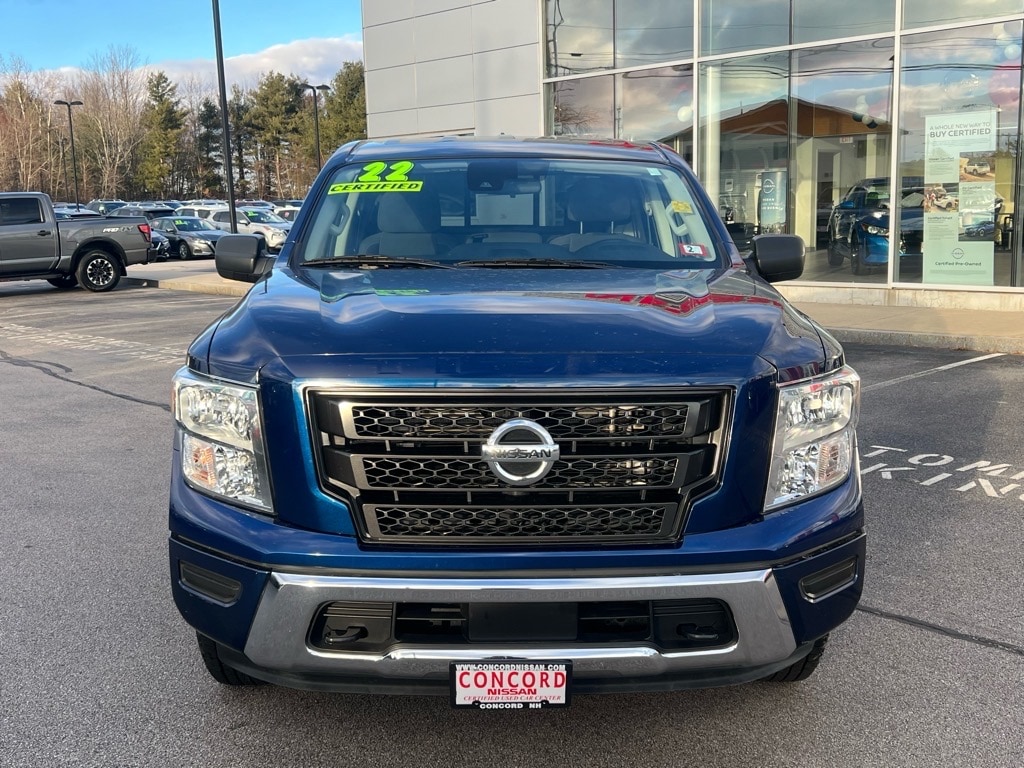 Certified 2022 Nissan Titan SV with VIN 1N6AA1EC4NN103570 for sale in Concord, NH