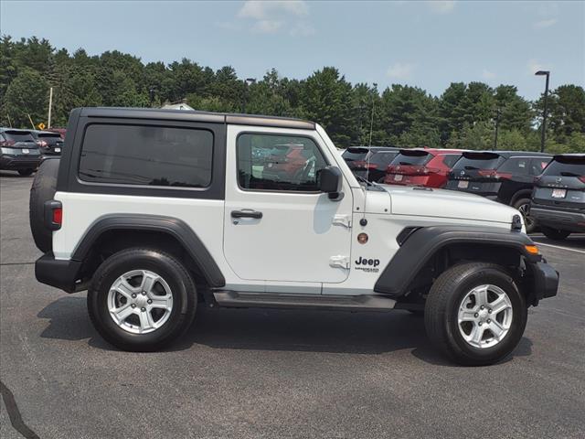 Used 2021 Jeep Wrangler Sport S with VIN 1C4GJXAN1MW769172 for sale in Concord, NH