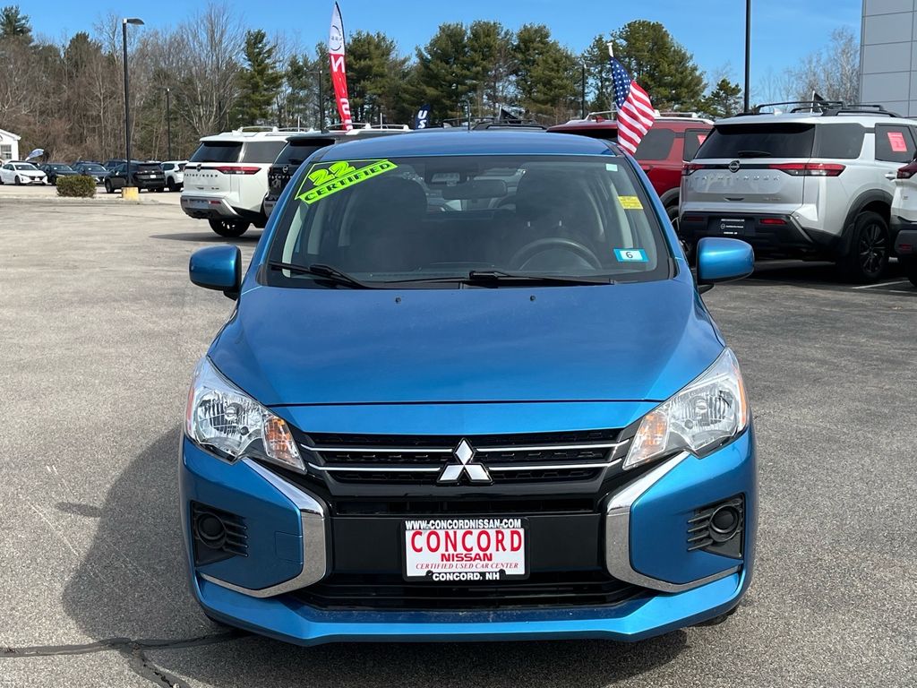 Used 2022 Mitsubishi Mirage ES with VIN ML32AUHJ2NH007134 for sale in Concord, NH