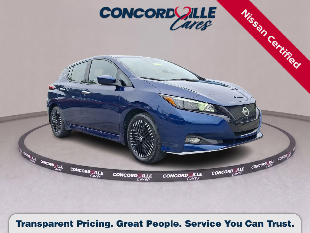 Certified 2024 Nissan LEAF SV PLUS with VIN 1N4CZ1CV8RC551617 for sale in Glen Mills, PA