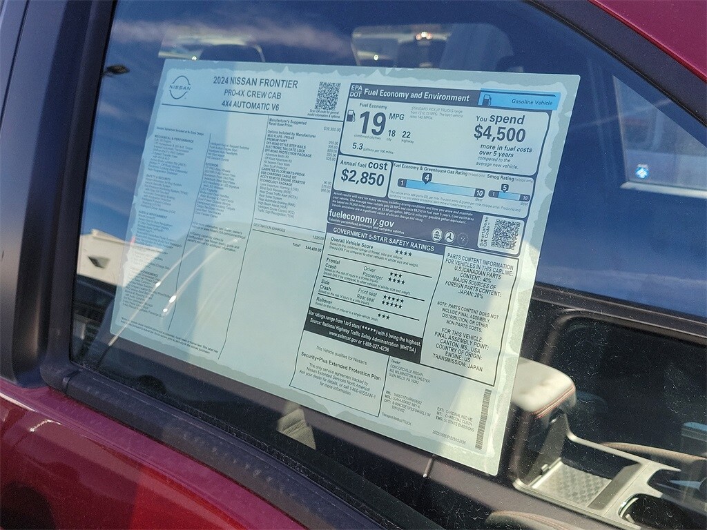 New 2024 Nissan Frontier PRO4X For Sale Concordville PA Near