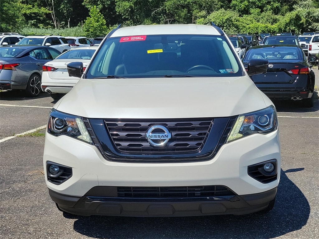 Certified 2018 Nissan Pathfinder SL with VIN 5N1DR2MM9JC640977 for sale in Glen Mills, PA