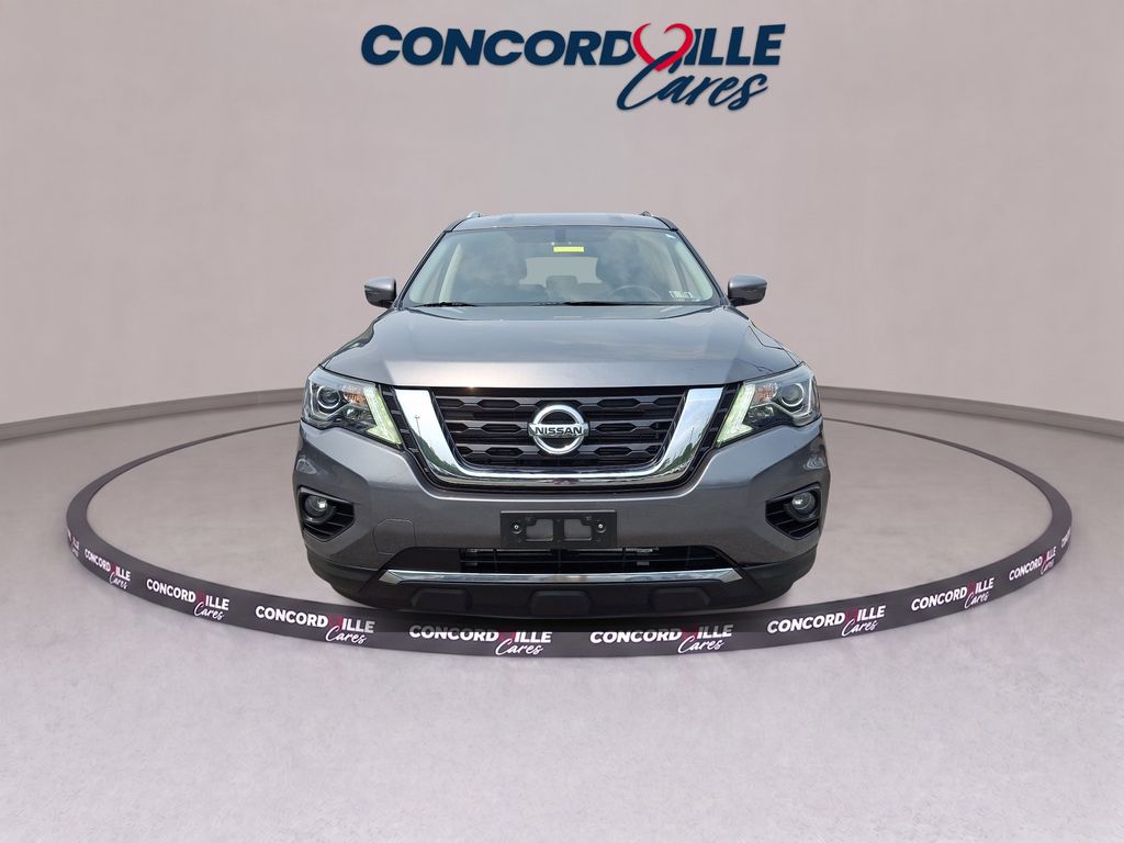 Used 2018 Nissan Pathfinder SV with VIN 5N1DR2MM1JC678459 for sale in Glen Mills, PA