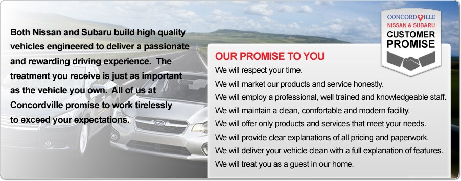 Concordville Nissan Subaru Nissan Subaru Dealership In Glen