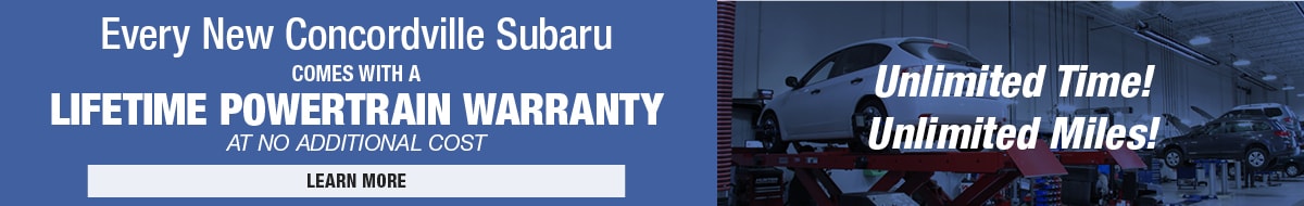 Lifetime Powertrain Warranty | Concordville Subaru