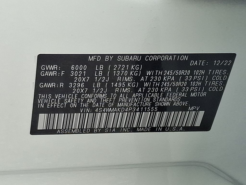 2023 Subaru Ascent Onyx Edition Limited - Photo 31