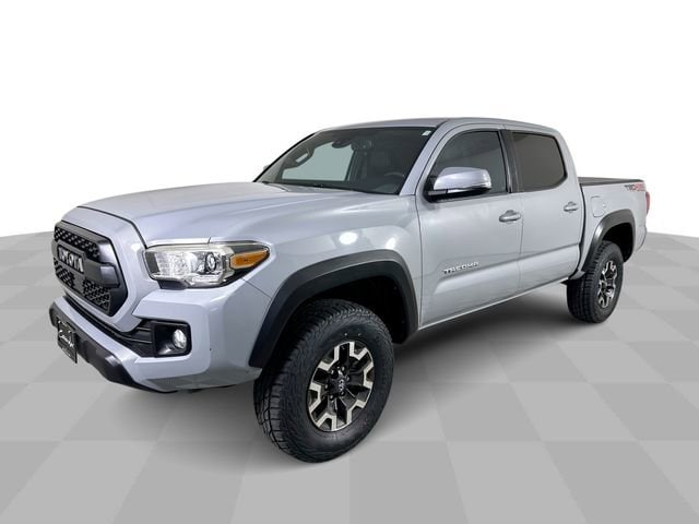 Gray 2019 Toyota Tacoma SR V6 Double Cab 4WD Pickup Truck Four-Wheel Drive Automatic