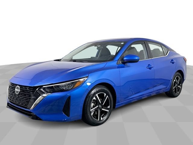 Blue 2025 Nissan Sentra Sedan Front-Wheel Drive Continuously Variable Transmission