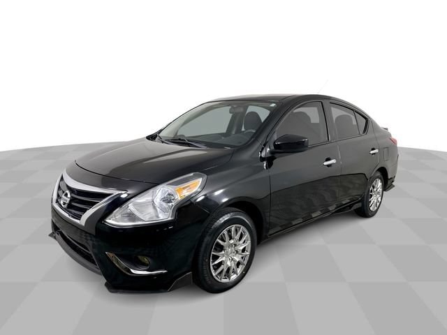Black 2017 Nissan Versa Sedan Front-Wheel Drive Automatic