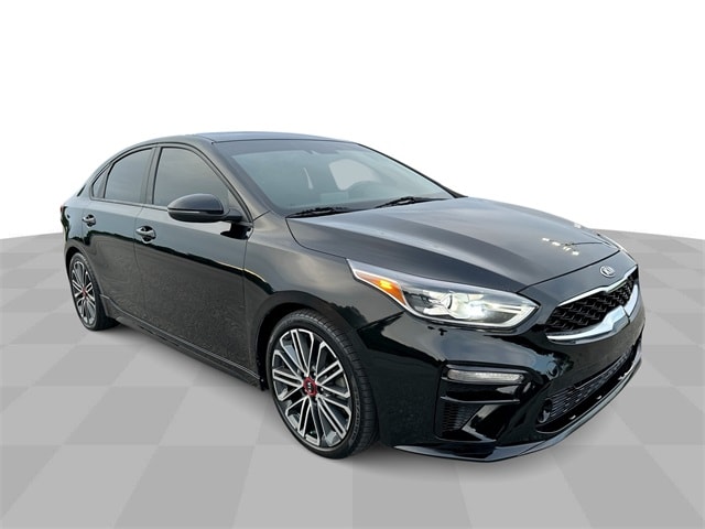 Used 2021 Kia Forte GT with VIN 3KPF44AC2ME411573 for sale in Midwest City, OK