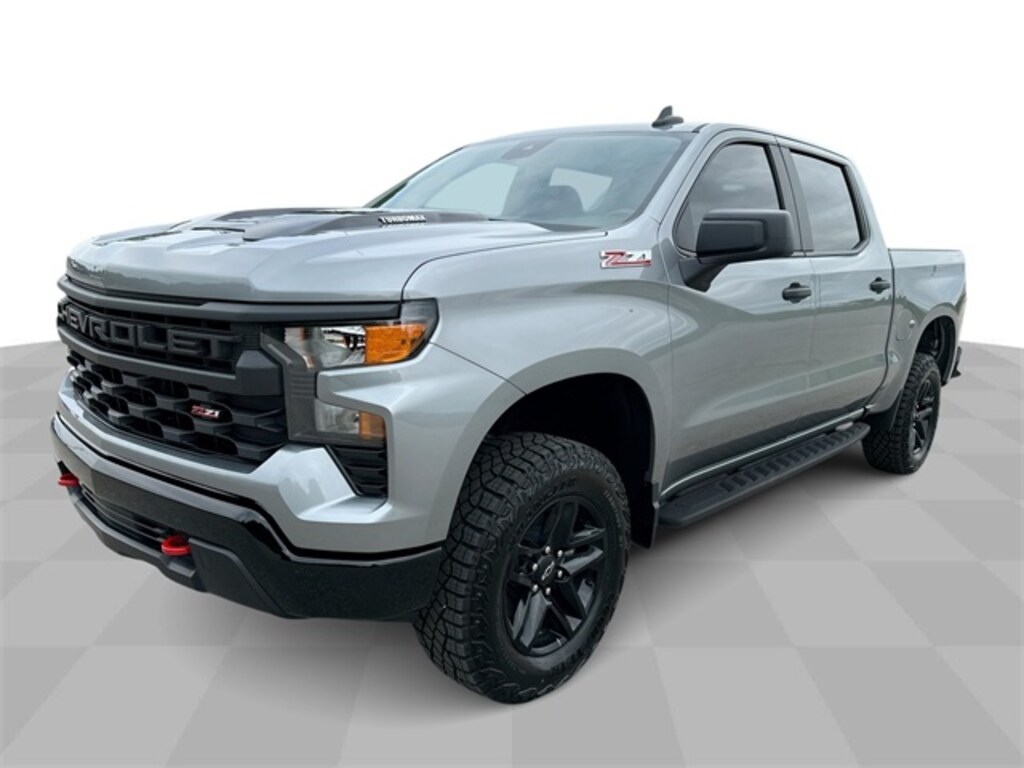 New 2025 Chevrolet Silverado 1500 Custom Trail Boss Truck Crew Cab