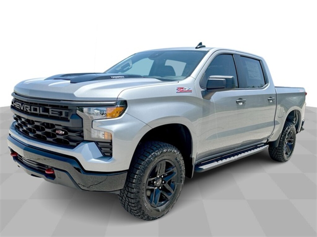 New 2025 Chevrolet Silverado 1500 Custom Trail Boss Truck Crew Cab