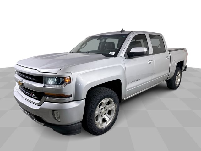 Silver Ice Metallic 2018 Chevrolet Silverado 1500 Pickup Truck Four-Wheel Drive 6-Speed Automatic Overdrive