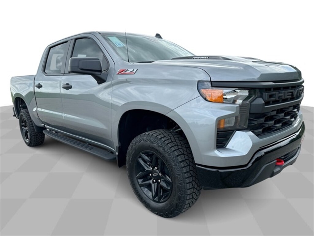 New 2025 Chevrolet Silverado 1500 Custom Trail Boss Truck Crew Cab
