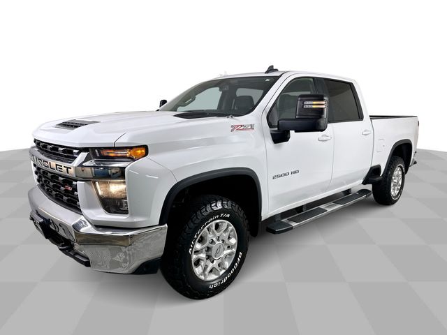 Summit White 2021 Chevrolet Silverado 2500HD LT Crew Cab 4WD Pickup Truck Four-Wheel Drive 6-Speed Automatic