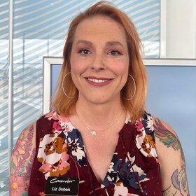 Staff member Liz Dubois from e0ecea890464