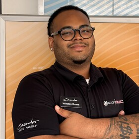 Staff member Winston Brown from e0ecea890464