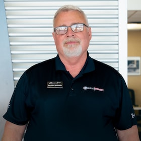 Staff member Richard Burrows from 707ef8582f5d