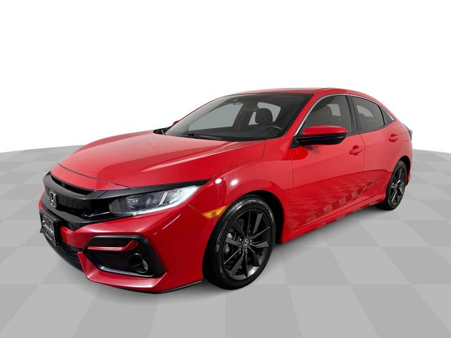 Rallye Red 2021 Honda Civic Hatchback Hatchback Front-Wheel Drive Continuously Variable Transmission