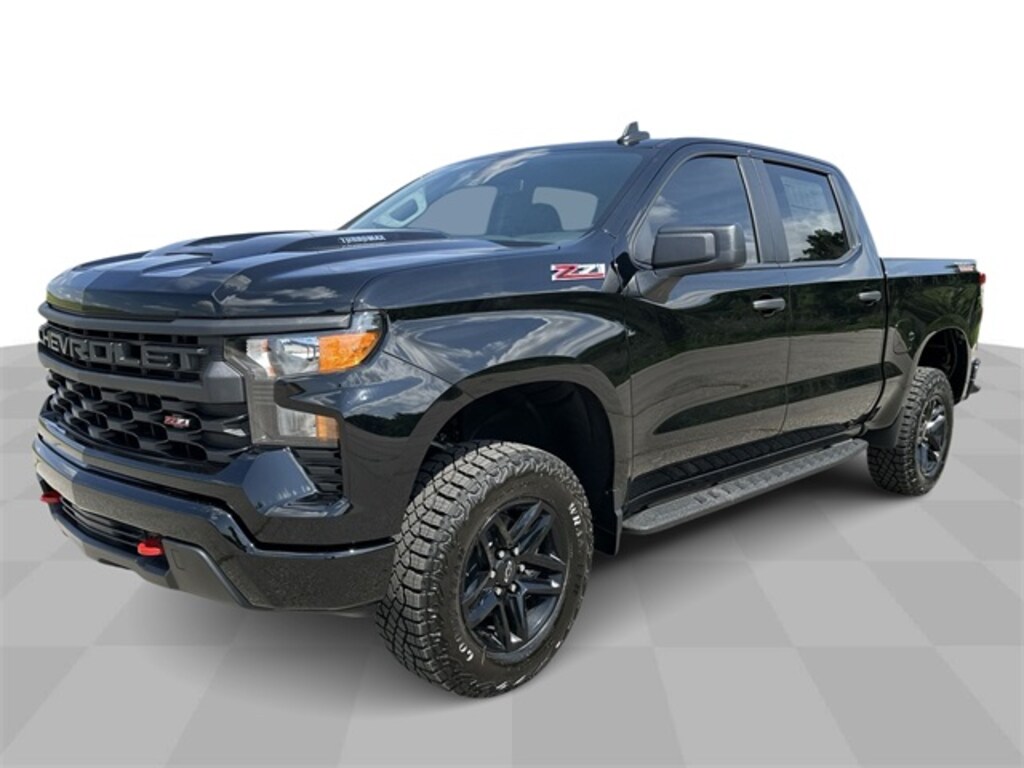 New 2025 Chevrolet Silverado 1500 Custom Trail Boss Truck Crew Cab