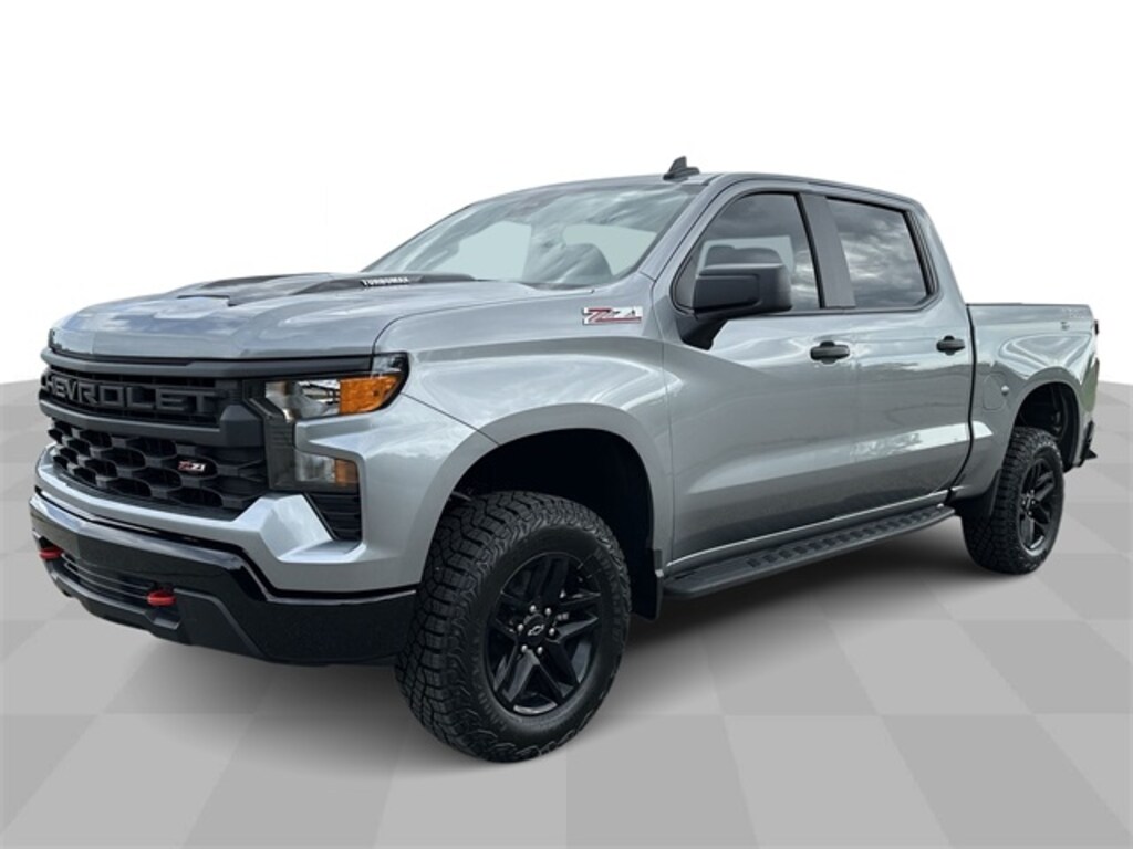 New 2025 Chevrolet Silverado 1500 Custom Trail Boss Truck Crew Cab