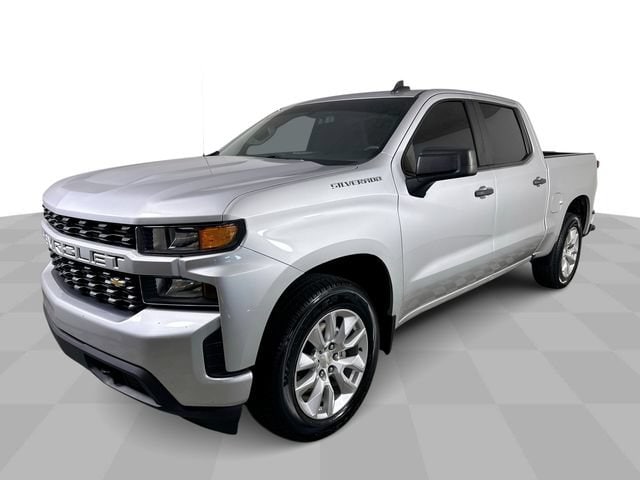 Silver ICE Metallic 2021 Chevrolet Silverado 1500 Pickup Truck 4X2 8-Speed Automatic