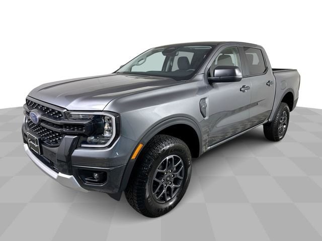 Carbonized Gray Metallic 2025 Ford Ranger XLT SuperCrew 4WD Pickup Truck Four-Wheel Drive 10-Speed Automatic