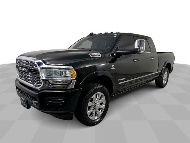 Black 2022 RAM 3500 Limited Mega Cab 4WD Pickup Truck Four-Wheel Drive Automatic