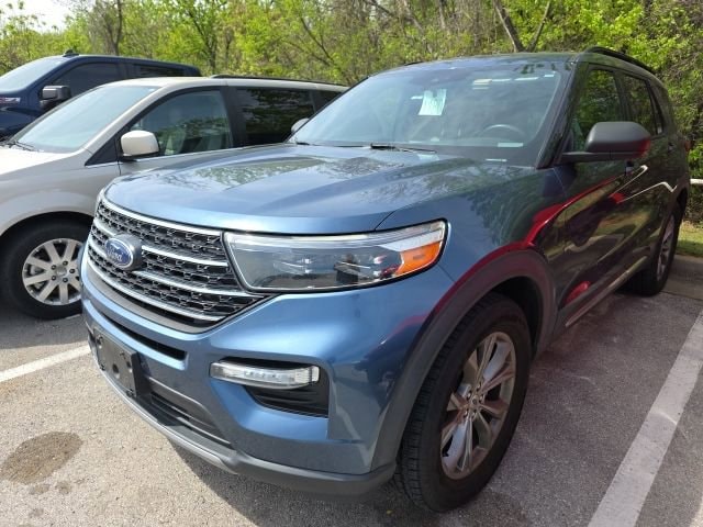 Blue 2020 Ford Explorer XLT AWD SUV / Crossover All-Wheel Drive Automatic