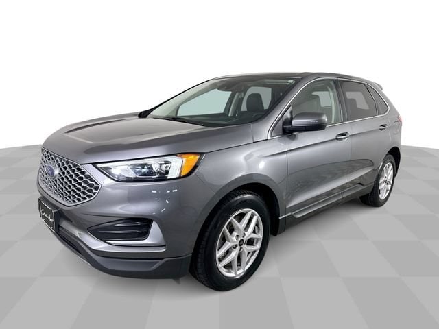 Iconic Silver Metallic 2024 Ford Edge SUV / Crossover All-Wheel Drive Automatic