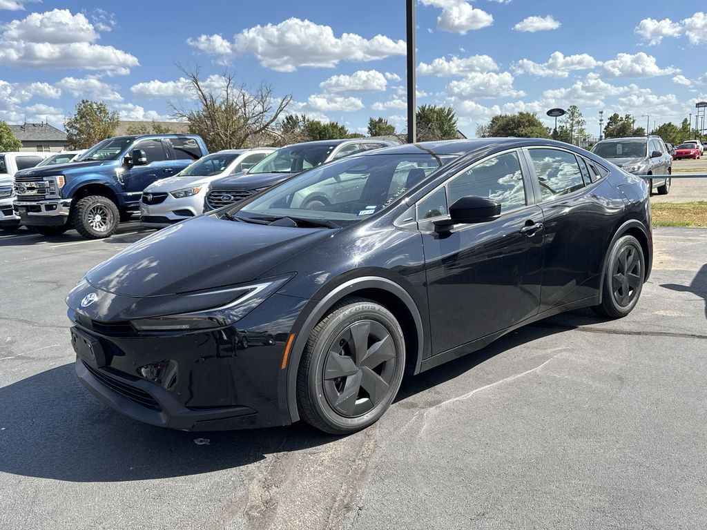 Midnight Black Metallic 2026 Toyota Prius Hatchback Front-Wheel Drive Continuously Variable Transmission