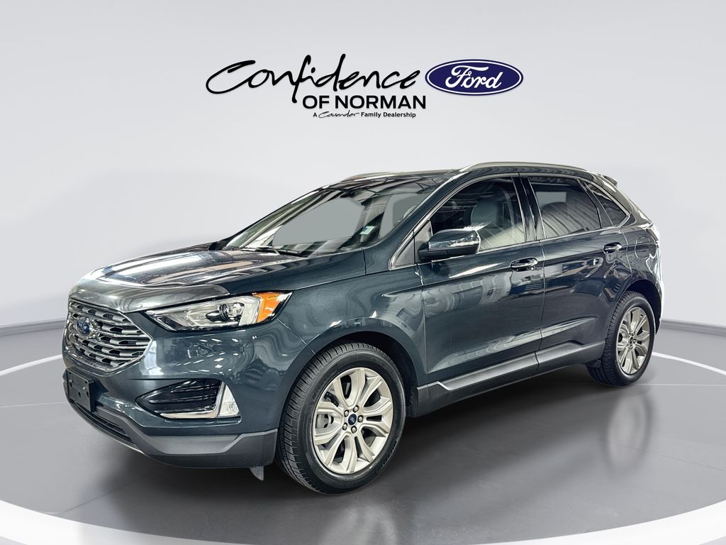Baltic Sea Green Metallic 2019 Ford Edge SUV / Crossover All-Wheel Drive 8-Speed Automatic