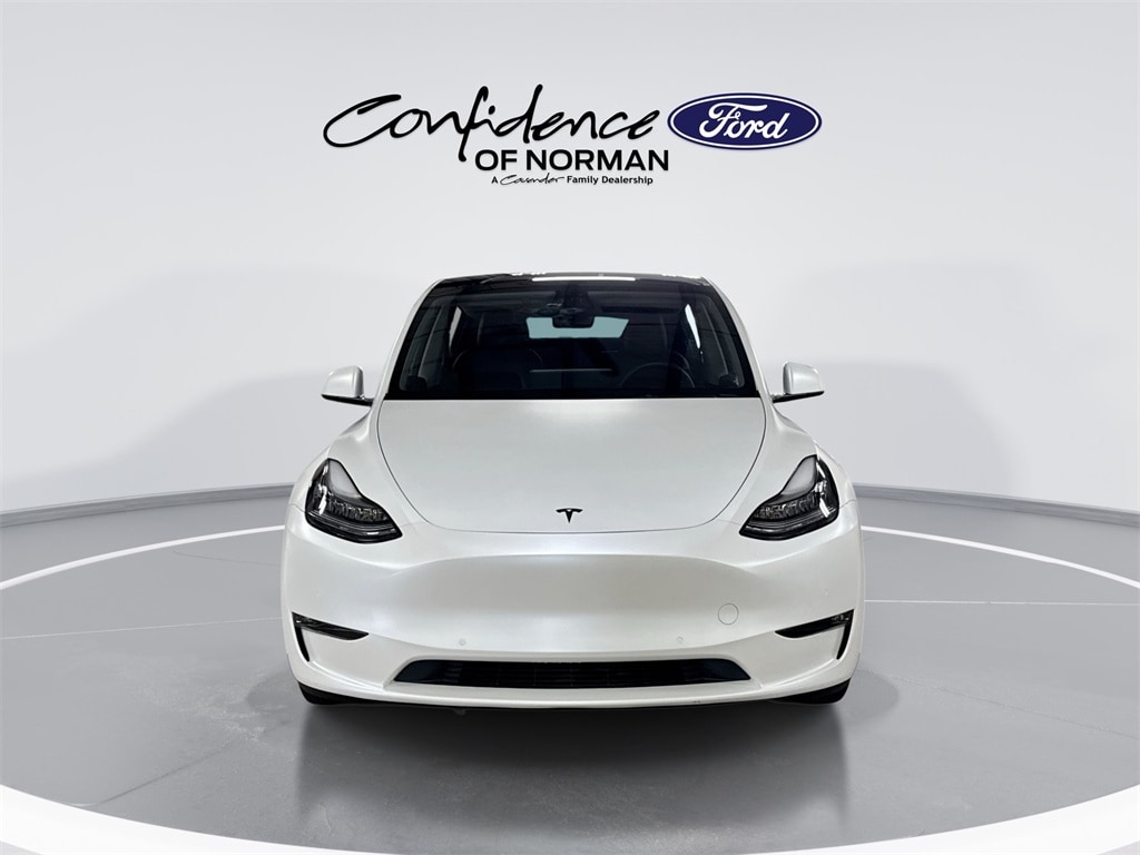 Used 2021 Tesla Model Y Long Range with VIN 5YJYGDEE9MF125452 for sale in Norman, OK