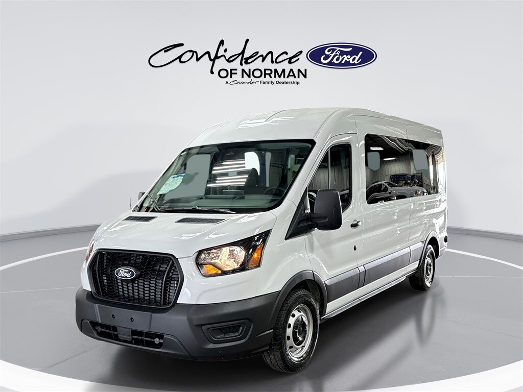 New 2026 Ford Transit Commercial Passenger Van XL Wagon Medium Roof Van