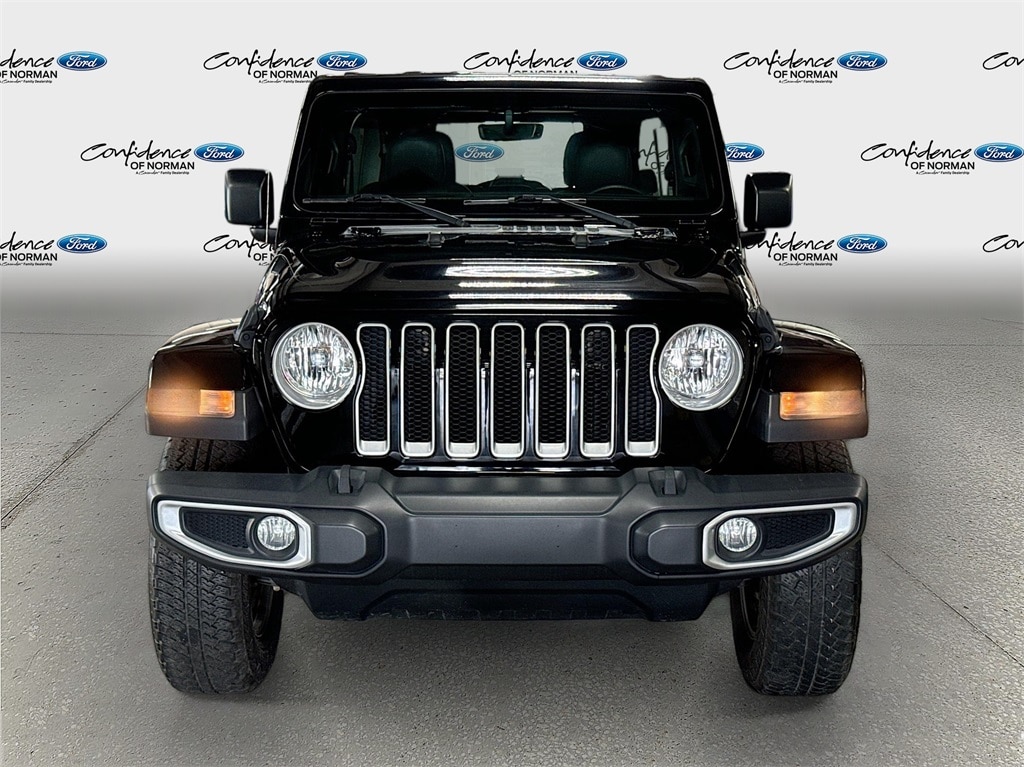 Used 2020 Jeep Wrangler Unlimited Sahara with VIN 1C4HJXEG4LW267559 for sale in Norman, OK