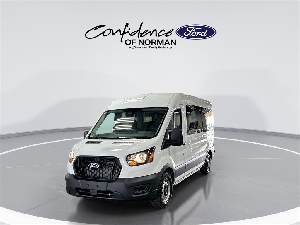 New 2026 Ford Transit Commercial Passenger Van XL Wagon Medium Roof Van
