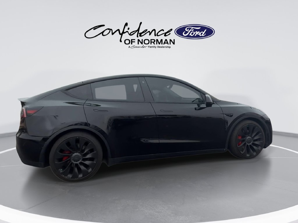Used 2021 Tesla Model Y Performance with VIN 5YJYGDEF7MF133932 for sale in Norman, OK