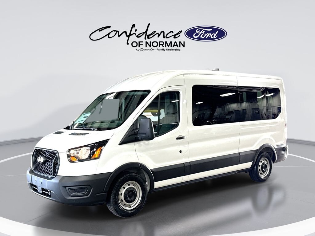 New 2026 Ford Transit Commercial Passenger Van XL Wagon Medium Roof Van