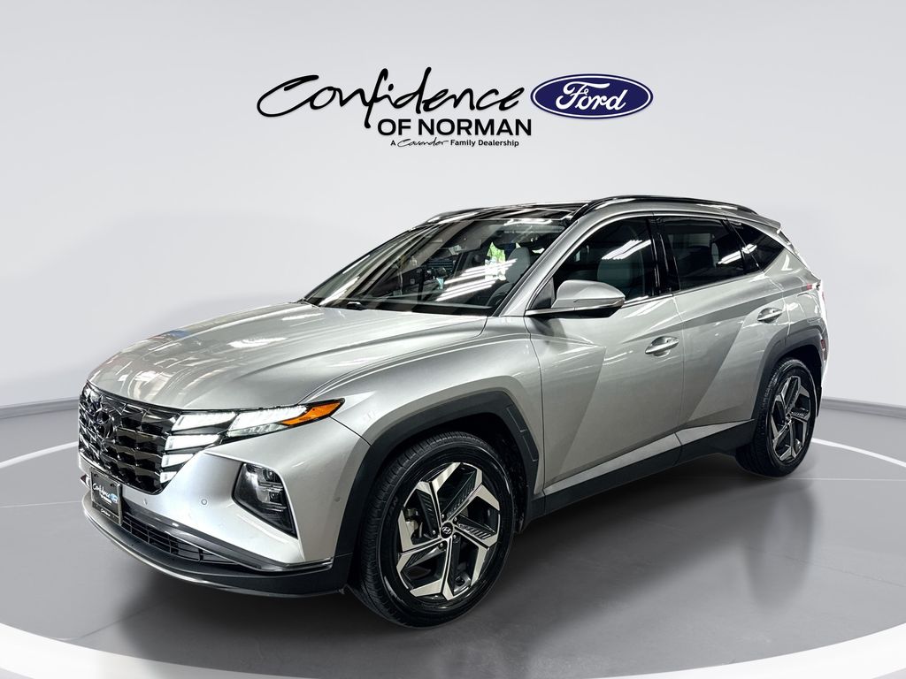 Shimmering Silver 2022 Hyundai Tucson Limited FWD SUV / Crossover Front-Wheel Drive 8-Speed Automatic