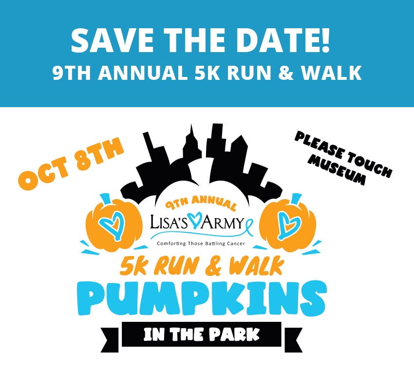 Lisa's Army 5k Run & Walk - Pumpkins in the Park