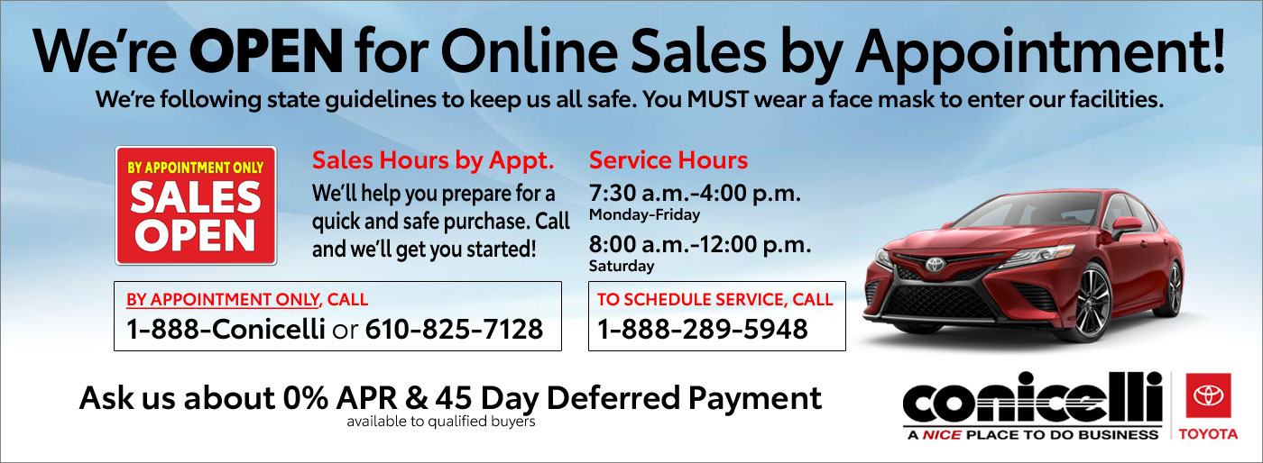Conicelli Toyota of Conshohocken Conshohocken, PA Toyota Dealer