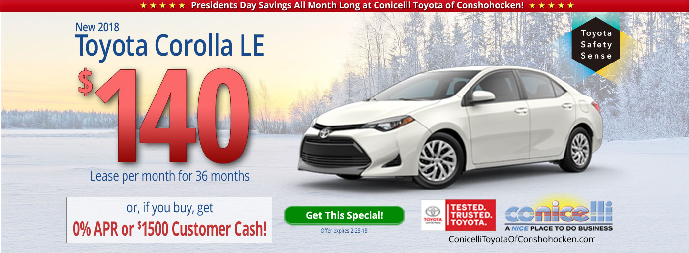 to Conicelli Toyota of Conshohocken Serving Philadelphia PA