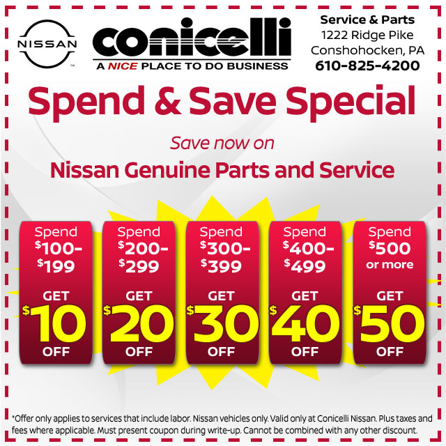 Nissan Service Specials near Devon, PA Nissan Parts Coupons
