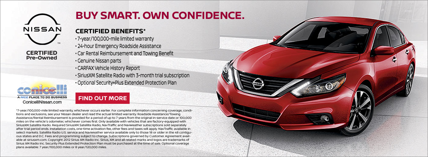 Why Buy Nissan Certified CPO Nissan Sales Near Conshohocken PA