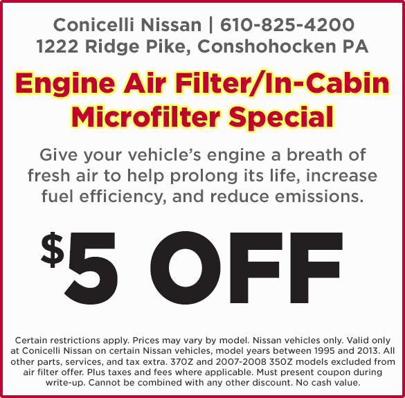 Save on Genuine Nissan Service with these moneysaving coupons!