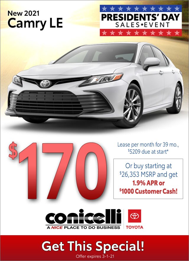 New Toyota Lease Specials in Springfield, PA Toyota Financing