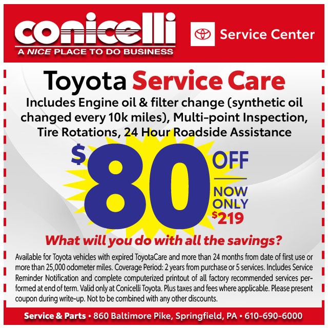 Conicelli Toyota Service Coupons Conicelli Toyota of Springfield