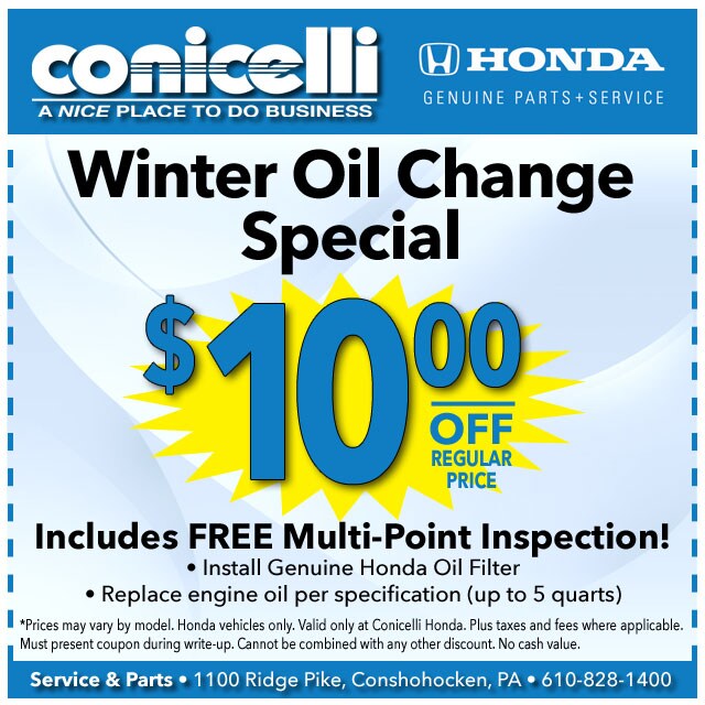 Conicelli Honda Service Coupons Conicelli Honda