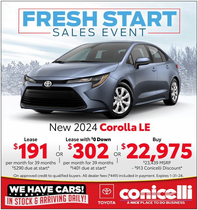 New Toyota Lease Specials in Springfield, PA Toyota Financing