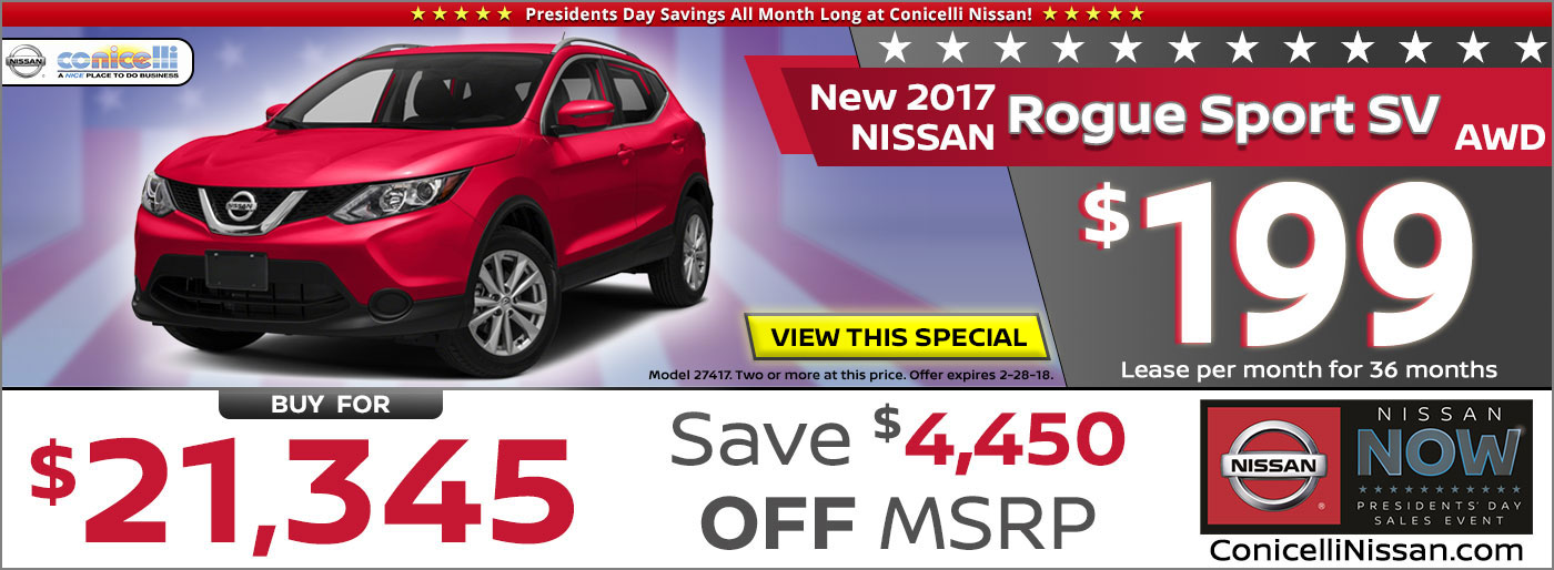 Conicelli Nissan New Nissan dealership in Conshohocken, PA 19428